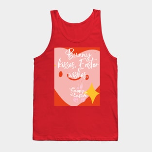 bunny kisses easter wishes Tank Top